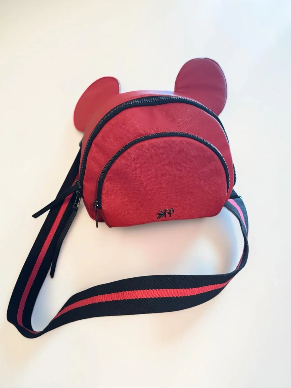 Freshly Picked Disney Mickey Mouse Seoul Convertible Diaper Bag Backpack Red